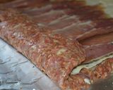 Foto del paso 5 de la receta: Carne arrollada con jamón crudo