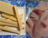 Foto del paso 2 de la receta Pechugas de pollo rellenas con paleta y queso al verdeo