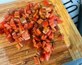 Une image de l'étape 8 de Salade de riz aux anchois, tomate, poivron et oignon rouge.