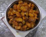 A picture of step 4 of Amla launji.