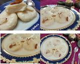 A picture of step 10 of Ras malai.