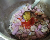 Foto del paso 4 de la receta: Lentejas con salchichas y setas en 25 minutos