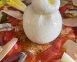 Foto del paso 1 de la receta: Carpacho de tomate Rosa y burrata……increíble y refrescante…….😜😜😜