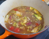 Foto del paso 3 de la receta: Arroz caldoso de verduras con caldo de sobras de pavo asado