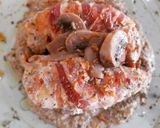 Foto del paso 10 de la receta Solomillos de pollo albardados en salsa de champiñones