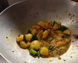 A picture of step 1 of Sabudana (sago) khichadi with peanut.