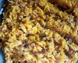 A picture of step 3 of Red oil Rice and beans.