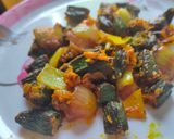 भिन्डी दो प्याजा (Bhindi do pyaza recipe in Hindi) रेसिपी चरण 4 फोटो
