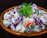 A picture of step 4 of Potato Yogurt Salad.