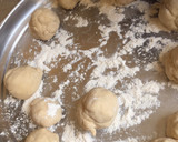 A picture of step 2 of Chapati bread.