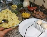 Foto del paso 1 de la receta: Rollo de patata relleno de atún/ enrollado/ brazo gitano/ sin horno