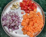 A picture of step 1 of Vegetable Stock.