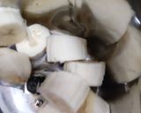 A picture of step 1 of Sattu smoothie.