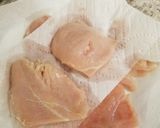 A picture of step 4 of Chicken Schnitzel.