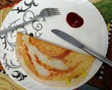 A picture of step 9 of Masala Dosa.