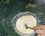 A picture of step 2 of Nankhatai.