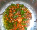 A picture of step 7 of Soft chapati served with beans.