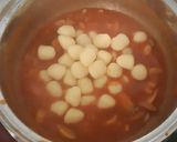 Foto del paso 5 de la receta Gnocchis con salsa mar e monti