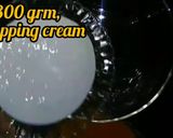 A picture of step 1 of 3 ingredients mango ice cream.