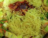 A picture of step 6 of Spicy Korean-Style Yakisoba (Stir-Fried Noodles) with Glass Noodles Option – Easy Recipe.