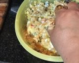 A picture of step 2 of Leftover Rice Cutlet-Bombs.