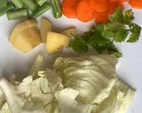 Foto langkah ke 1 dari resep Sayur sop bumbu iris simple ala bunda zea.