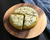 A picture of step 8 of Gluten free dhokla pizza.