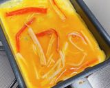 A picture of step 2 of Japanese-Style Tamagoyaki with Imitation Crab and White Dashi (1 Egg Version).