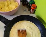 Foto del paso 4 de la receta: Patatas con bacon, nata de cocinar y queso 😋