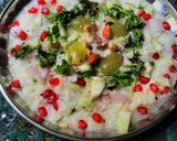 A picture of step 2 of Mixed raita.