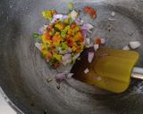 A picture of step 3 of Bread poha.
