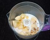 A picture of step 3 of Apple Milkshake.