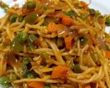 A picture of step 10 of Veg Schezwan Noodles.