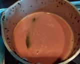 A picture of step 5 of Tulsi Chai.