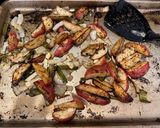 A picture of step 4 of Greek Lemon Roasted Potatoes.