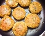 A picture of step 3 of Chole tikki (left over chole).