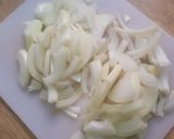 A picture of step 1 of Bolognese.