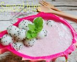 Hình bước làm 3 của món Smoothies dâu tằm, thanh long giải nhiệt mùa hè