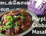 A picture of step 9 of Purple cabbage Masala/Sabzi.