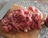 Foto del paso 2 de la receta: Tacos de alambre de res con queso Oaxaca
