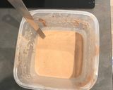 A picture of step 2 of Chocolate vegan pancakes.