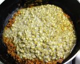 A picture of step 6 of Keema Whole Moong Dal Curry.