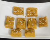 A picture of step 6 of Besan burfi.