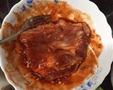 Hình bước làm 1 của món Thịt xá xíu bằng nồi chiên không dầu