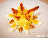 Foto del paso 9 de la receta: Atascaburras con alioli de curry gratinado y chips de bacalao