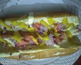 A picture of step 2 of Yummy beef hotdogs#5orlessingredientschallenge#4wkschallenge.