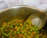 A picture of step 2 of Green chana sabji (Winter curries).