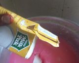 A picture of step 3 of HomeMade Pink Ice cream.