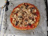Base de pizza de coliflor