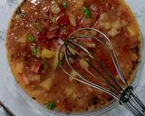 A picture of step 9 of Memon's Fusion Omelette.